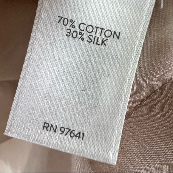 J. Jill Silk Blend Tie Dye Print Side Slit Lightweight Oversized Tunic - Picture 7 of 16